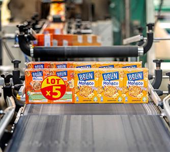 ligne de co-packing de biscuit apéritifs