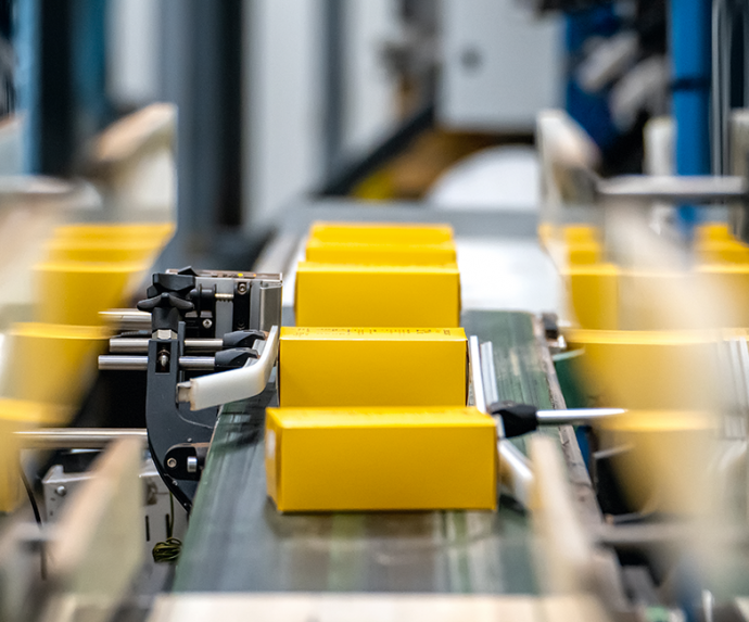 Ligne de conditionnement de chocolat en poudre